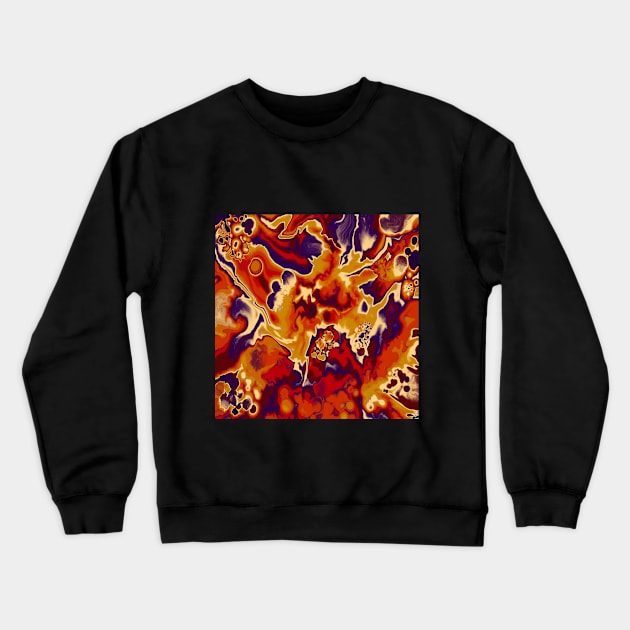 Fire Crewneck Sweatshirt by MayGreenAbgrall